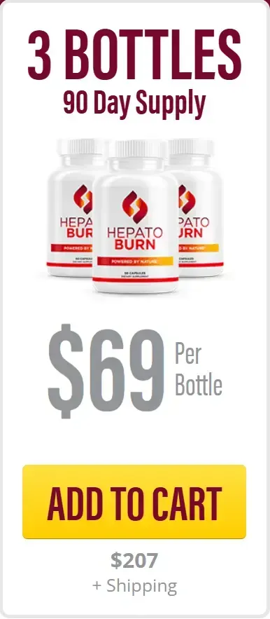 HEPATO BURN 3 bottle